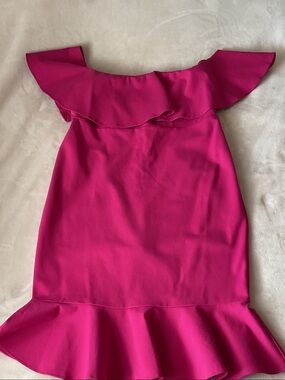Forever 21 Hot Pink Strapless Dress